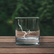 Load image into Gallery viewer, Mitchell Lake Alabama Map Laser Engraved Glasses

