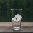 Load image into Gallery viewer, Mono Lake California Map Laser Engraved Glasses
