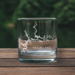 Load image into Gallery viewer, Nolin Lake Map - Kentucky - Laser Engraved Glasses
