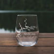 Load image into Gallery viewer, Nolin Lake Map - Kentucky - Laser Engraved Glasses
