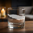 Load image into Gallery viewer, Oneida Lake New York Map - Laser Engraved Glasses
