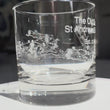 Load and play video in Gallery viewer, St Andrews  Golf Course - The Old Course- Laser Engraved Golf Course Map Glasses
