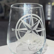 Load and play video in Gallery viewer, Compass Rose Engraved Glasses
