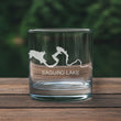 Load image into Gallery viewer, Saguaro Lake Map - Arizona - Laser Engraved Glasses

