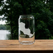 Load image into Gallery viewer, Sandhill Lake Wisconsin Map Laser Engraved Glasses
