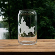 Load image into Gallery viewer, Shaver Lake Map - California - Laser Engraved Glasses
