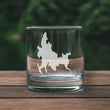 Load image into Gallery viewer, Shaver Lake Map - California - Laser Engraved Glasses
