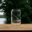 Load image into Gallery viewer, Smith Mountain Lake Virginia - Laser Engraved Map Glasses
