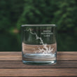 Load image into Gallery viewer, Smith Mountain Lake Virginia - Laser Engraved Map Glasses
