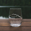 Load image into Gallery viewer, Wheeler Lake Map - Alabama - Laser Engraved Glasses
