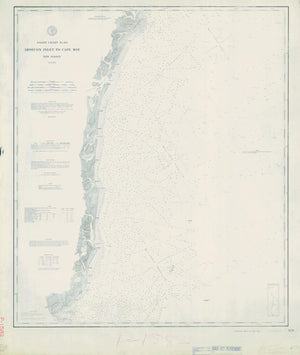 Absecon Inlet to Cape May Historical Map - 1880