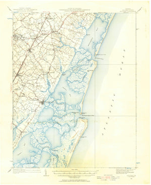 Accomac, Virginia Map - 1931