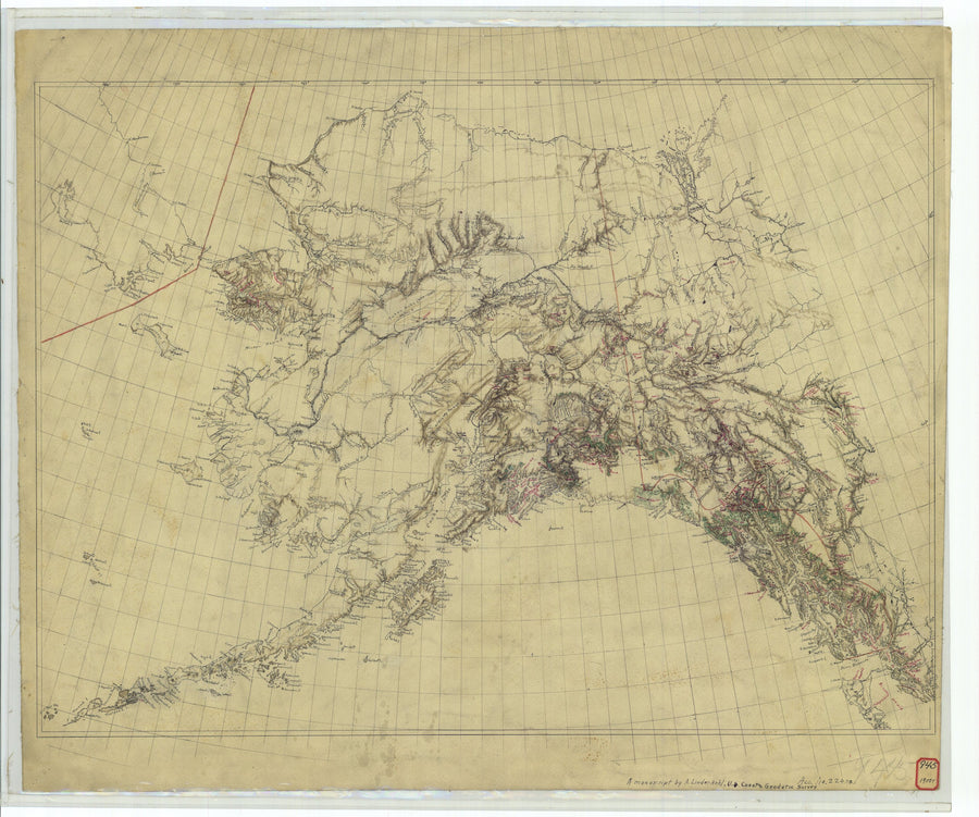 Alaska Map - 1900