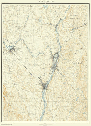 Albany and Vicinity Map