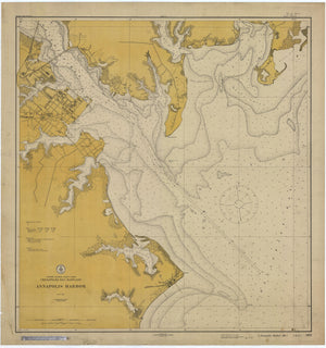 Annapolis Harbor Map - 1911