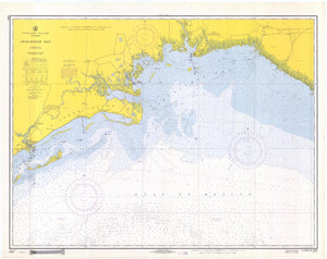 Apalachee Bay Map - 1968