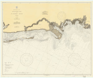 Apalachee Bay & St. George Sound (Florida) Map - 1936