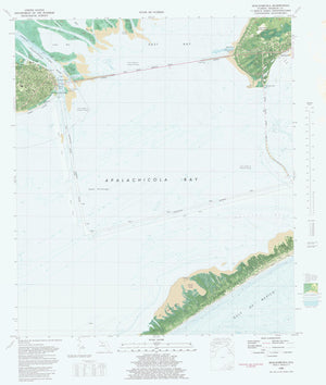 Apalachicola Bay Map - 1982
