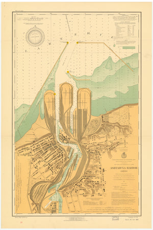 Ashtabula Harbor Map 1924