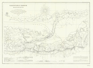 Barnstable Harbor Map - 1861
