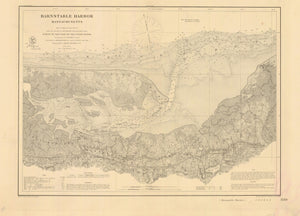 Barnstable Harbor Map - 1865