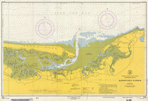 Barnstable Harbor Map - 1954