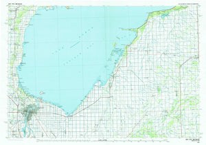 Bay City Topographic Map - 1984