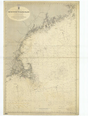Bay of Fundy to Block Island Map 1911