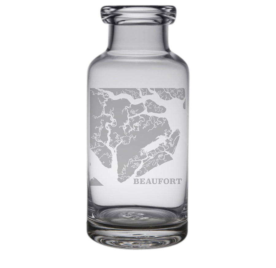 Beaufort Engraved Glass Carafe