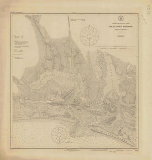 Beaufort Harbor Map - 1927