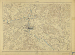 Bern Switzerland Map 1884