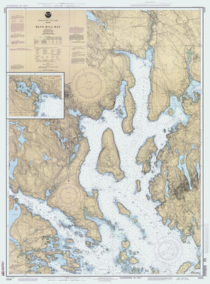 Blue Hill Bay Map - 1993