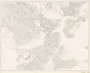 Boston Harbor Historical Map