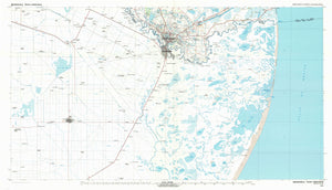 Brownsville, Texas Topographic Map - 1992