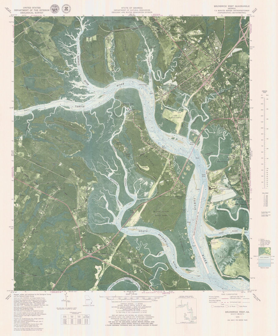 Brunswick West Map - 1979