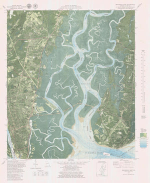 Brunswick East Map - 1979