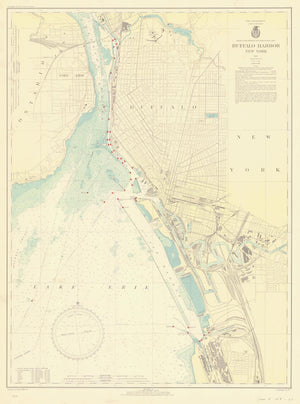 Buffalo Harbor Map 1938