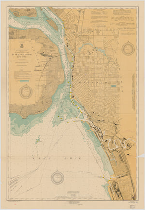 Buffalo Harbor Map 1918
