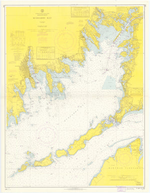 Buzzard's Bay Map - 1966
