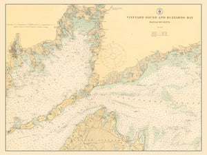 Buzzard's Bay & Vineyard Sound Map