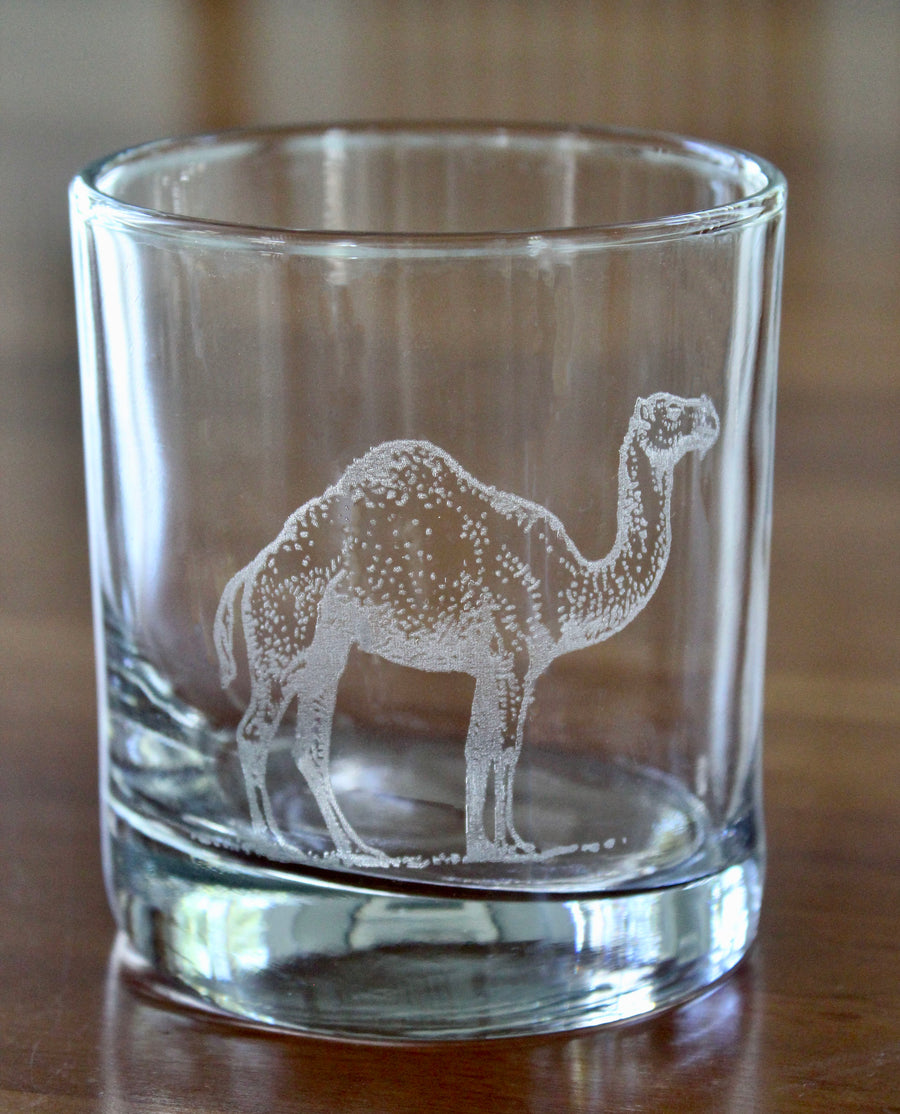 Camel Engraved Glasses