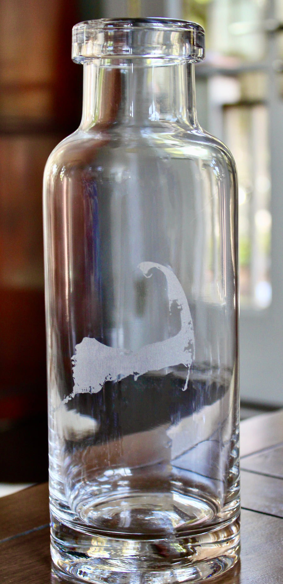 Cape Cod Engraved Glass Carafe