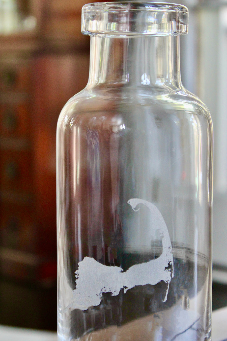 Cape Cod Engraved Glass Carafe