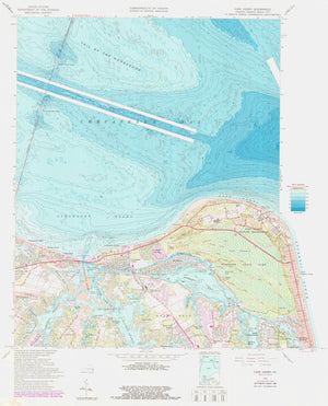 Cape Henry Bathymetric Map - 1986