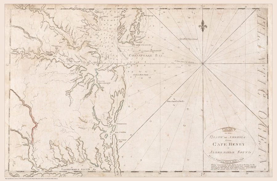 Cape Henry to Albermarle Sound Map