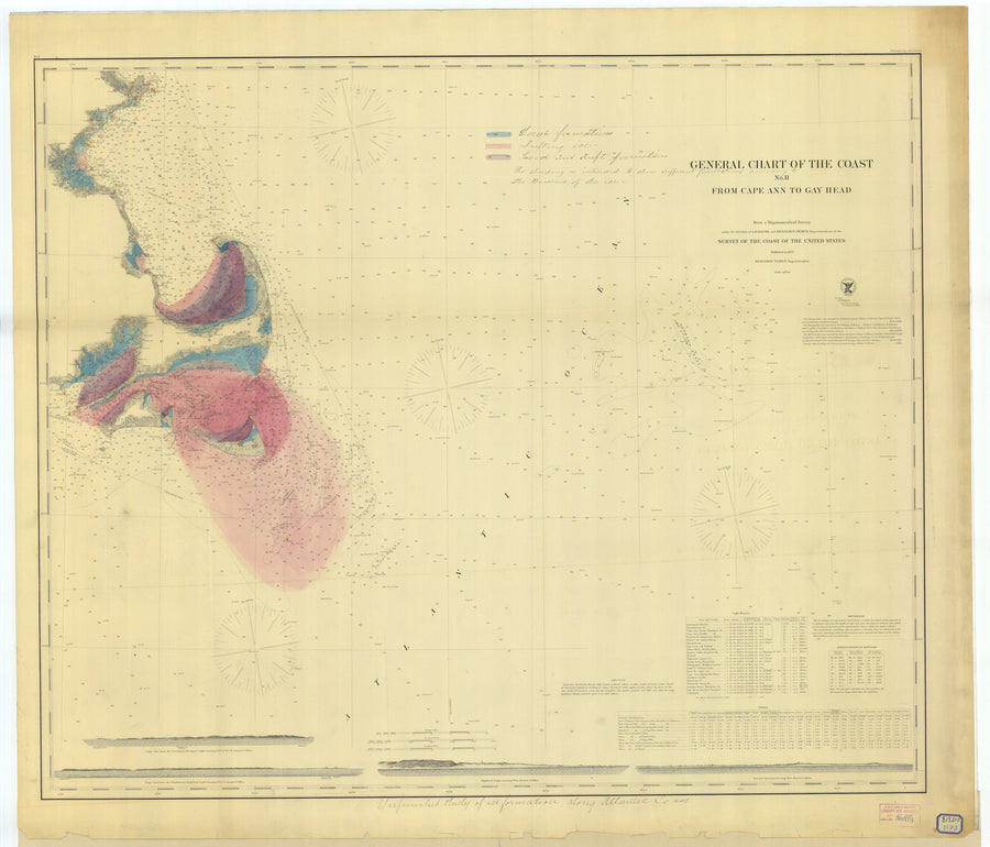 Cape Ann to Gay Head  Map - 1873