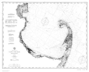Cape Cod Bay Map - 1906