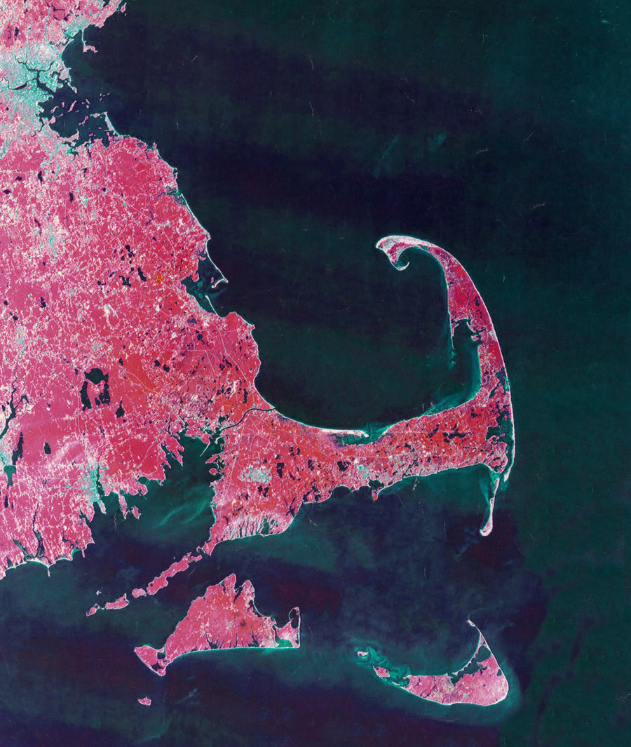 Cape Cod Bay Satellite Map