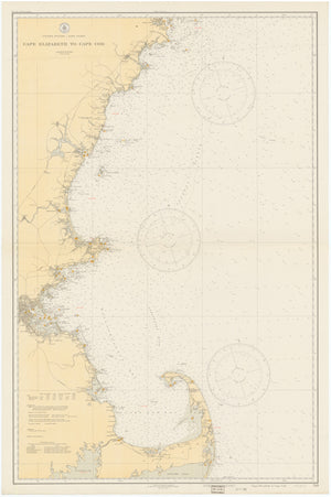 Cape Cod to Cape Elizabeth Map - 1932