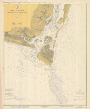 Cape Fear Map - Cape Fear River 1917
